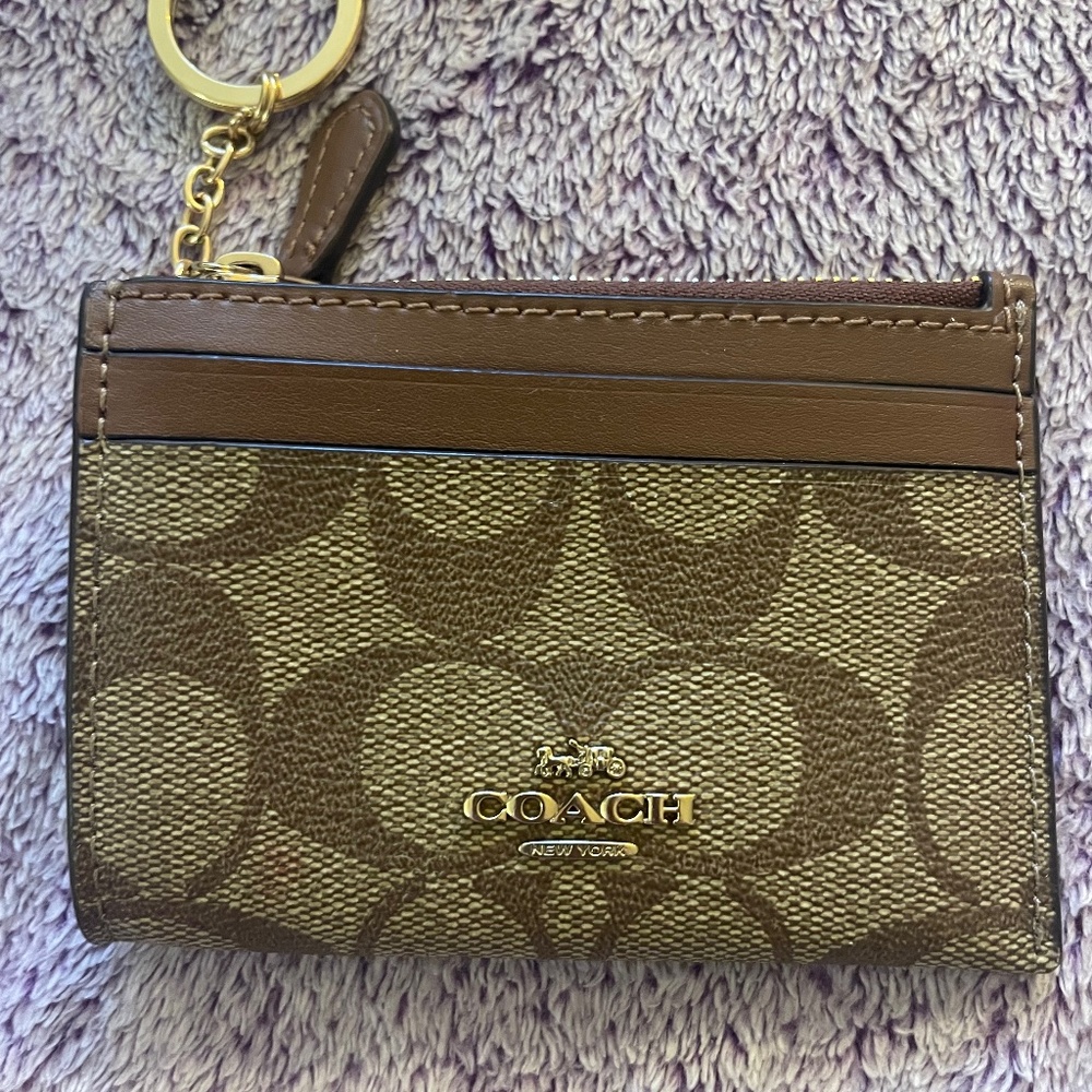 New coach Wallet & keychain